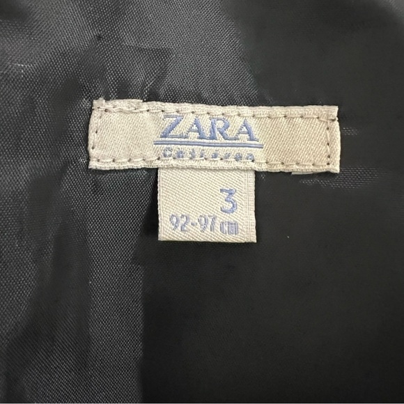 Zara Grey Wool Blend Dress Size 3 - Picture 6 of 7